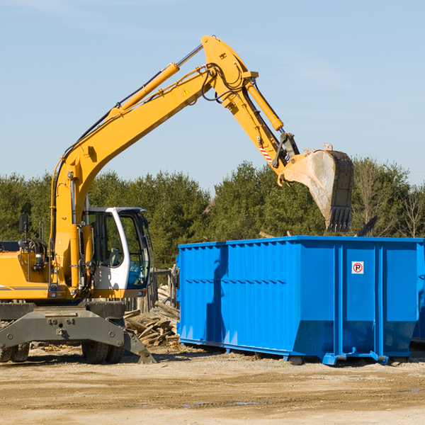 what happens if the residential dumpster is damaged or stolen during rental in McCrory Arkansas